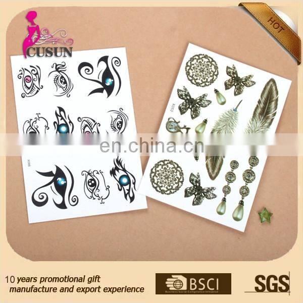 Hot selling custom temporary body Tattoo wholesale