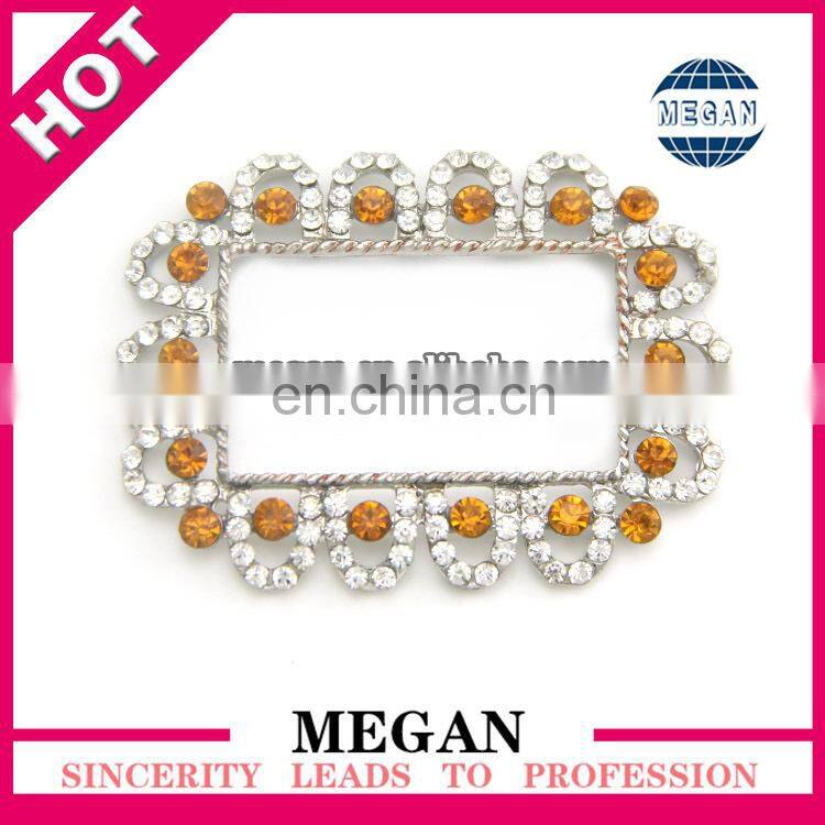 shining rhinestone buckle for wedding invitation card