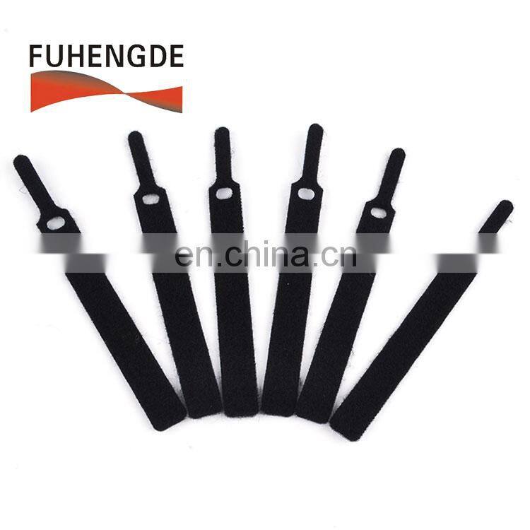 China manufacture hook to loop cable tie wraps mounts custom