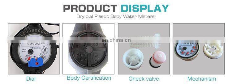 China Water Meter Vane Wheel Multi jet Water Meter