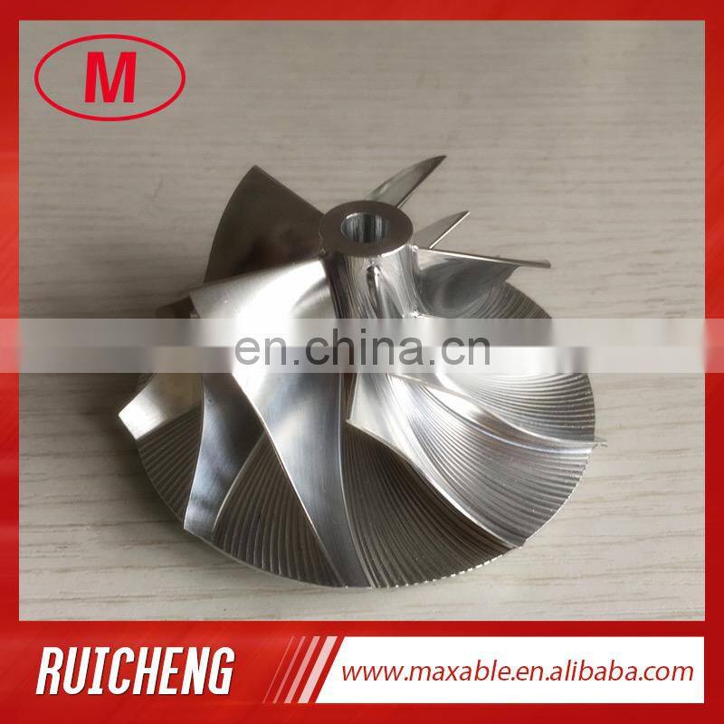 HX35 3599649/4035699 53.91/78.00mm 5+5 blades high performance racing turbo billet/milling /aluminum 2618 compressor wheel