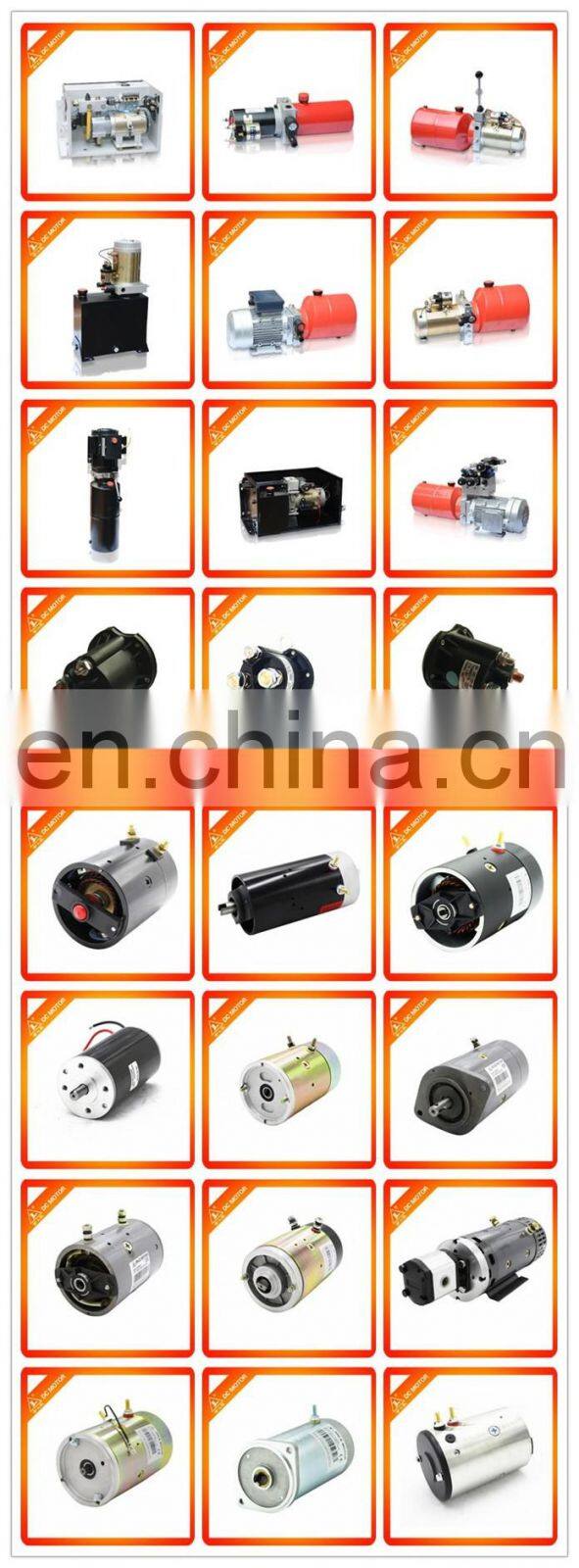 dc motor 2000w 48volt on hydraulic power pack unit used for forklift