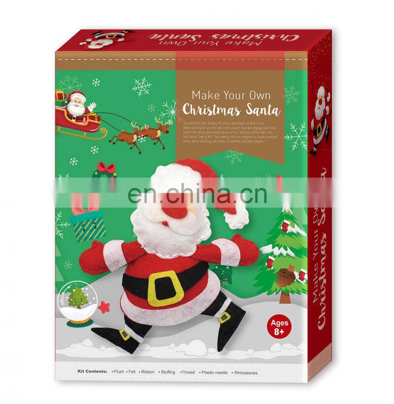 Handmade sew  kit educational diy Toy Christmas  Ornaments For Kids