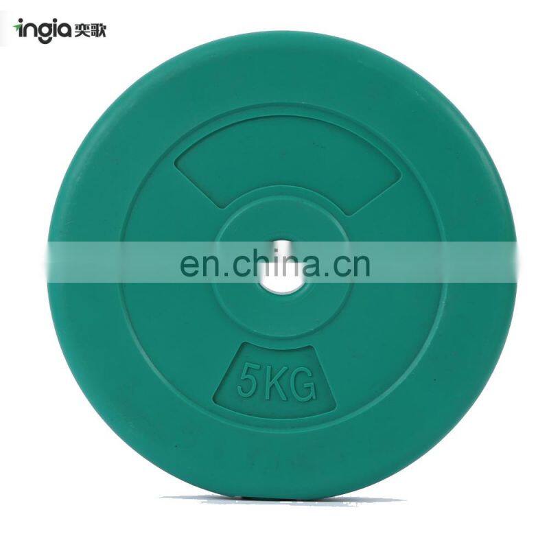 High Quality Weight Lifting Rubber Barbell Disc For Home Use
