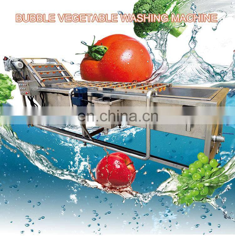 Commercial Automatic Fruit Strawberry Cleaner Blueberry Cleaning Mango Date Bubble Washer Tomato Vegetable Washing Machine Price
