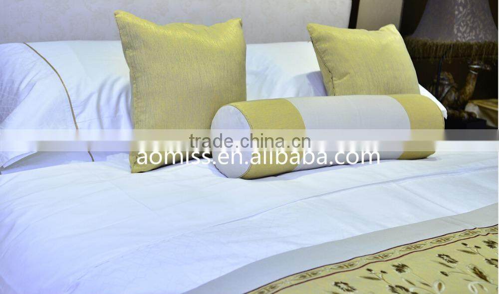 luxury hotel bolsters cushions decorative pillows bed runners