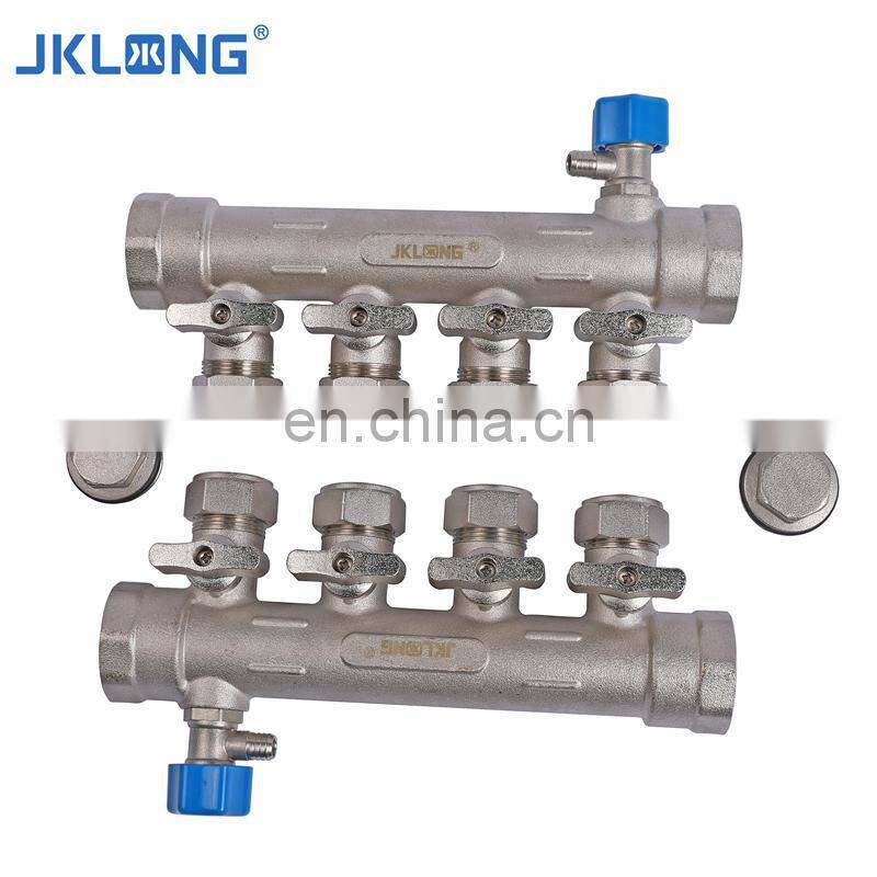 hvac system manifold brass normally open manifold valve water valve heater integrated regulating manifold