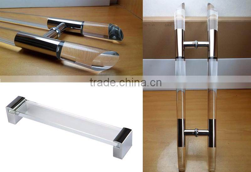 Professional designer h type door handle,pipe style door handle long and round handle door