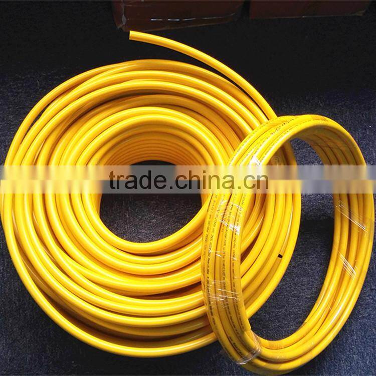 Tubomart Wholesale new style metal and plastic pipe flexible yellow pvc gas pipe with standard