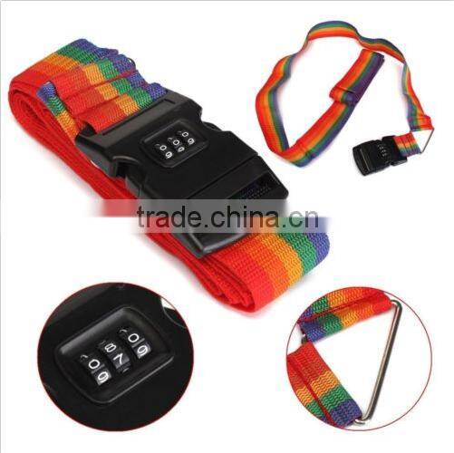 2M Adjustable Quick Release Buckle Nylon Luggage Suitcase Packing Strap Belt New