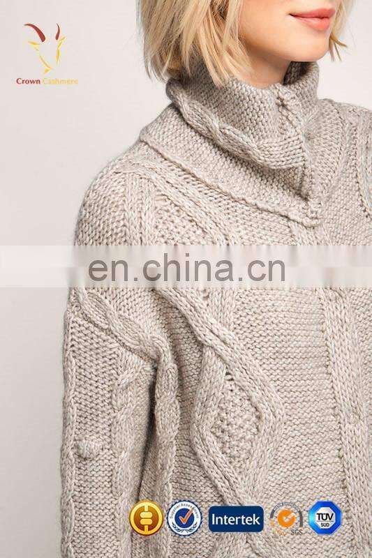 Cable Thick Womens Knit Long Cardigan Sweater