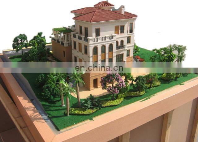 Scale 1:25 outstanding villa model for construction and real estate promotion