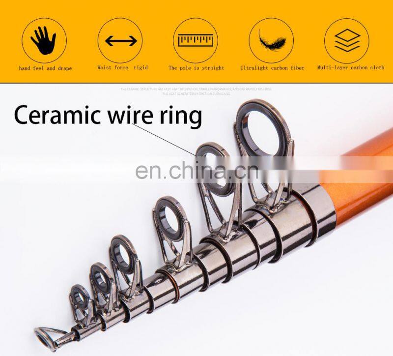 Mini Travel Telescopic Fishing Rod with Spinning Fishing Reel Tackle Combos Kits