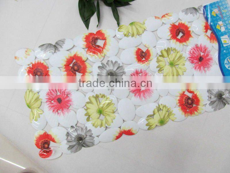 PVC printed bath mat (JK-6670)