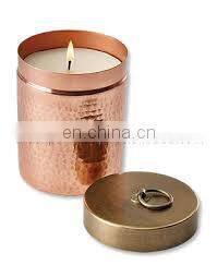 aluminium cast wax candle jar