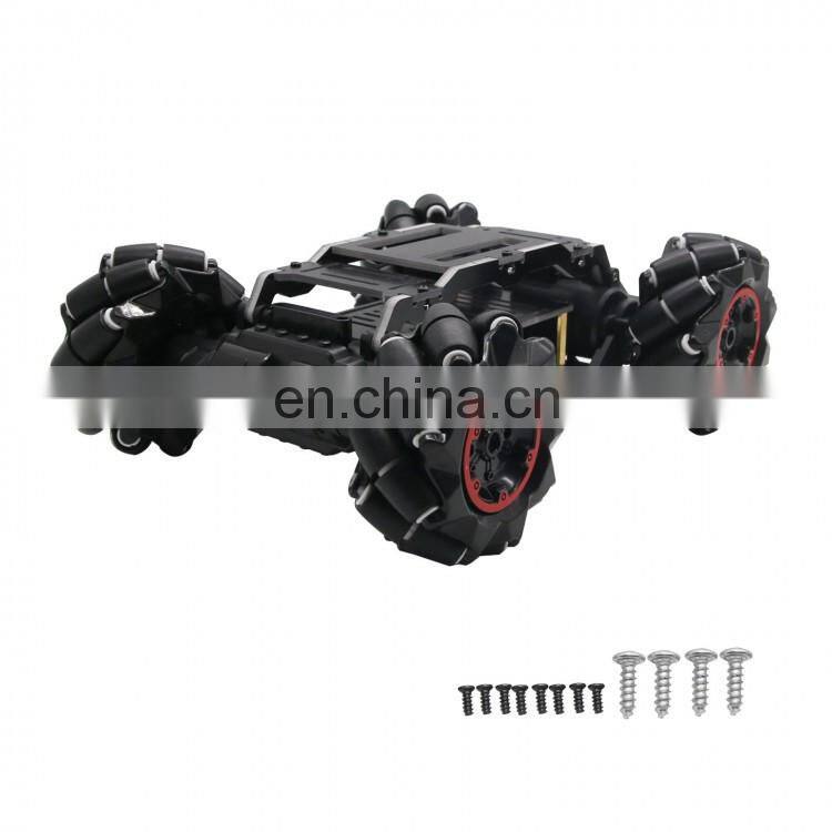 4WD 97mm Mecanum Wheel Fiberglass Mecanum Wheel Chassis Robot Car Kit for Ar-duino Raspberry Pi STM32