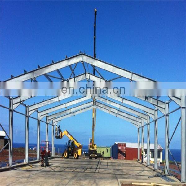 Prefab constructed hot rolled prime structural steel H beam Storehouses shed