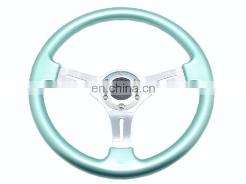 Racing car drift steering wheel black, JDM racing steering wheel