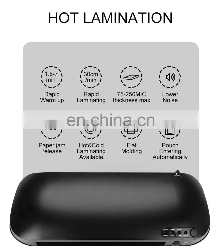 Willing OL265M 230mm A4 Size 2 Rollers DIY Office Laminating A4 Lamin Pouch Plastic Laminator Machine