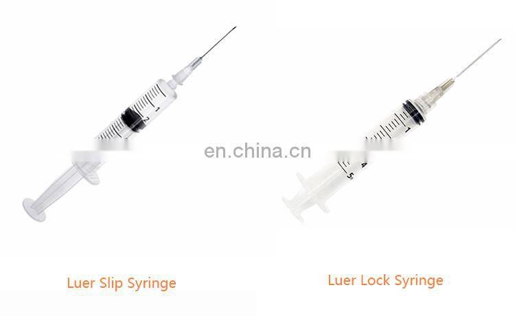 Needle free syringe 50cc 1 ml 30ml plastic syringe without needle or with safety needle