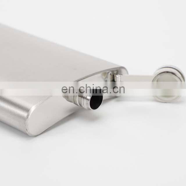 Custom Logo Different Capacity Male Alcohol Whisky Wine Pot Bottle Pocket Portable Stainless Steel Hip Flask