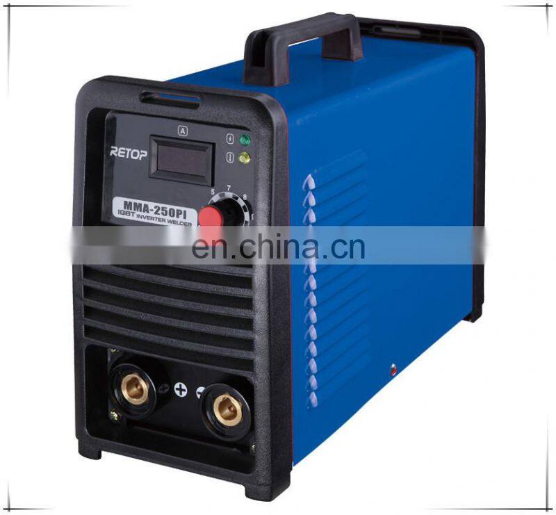 High Frequency Inverter Dc Arc Welder MMA160PI Hand Spot Welding Machine Welding Workpieces MMA Welders Retop Welder DC MOTOR CE