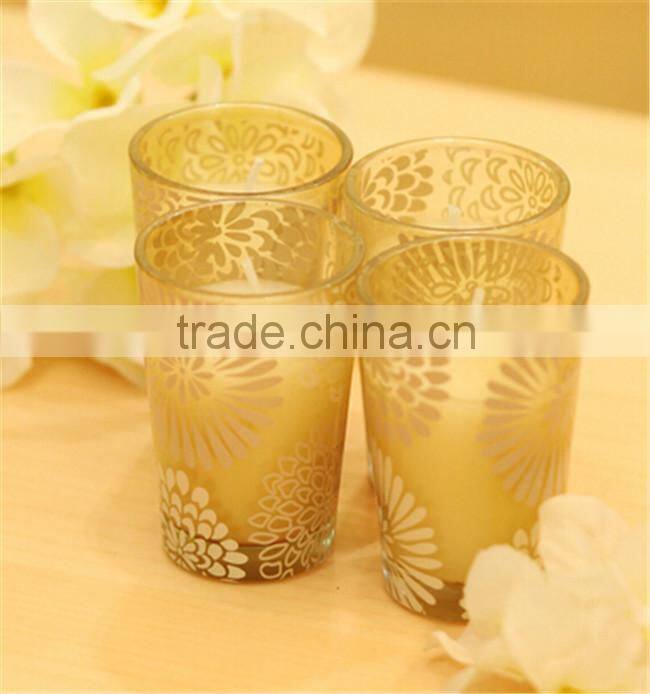 solid wire glass candlestick mini lantern wedding favors