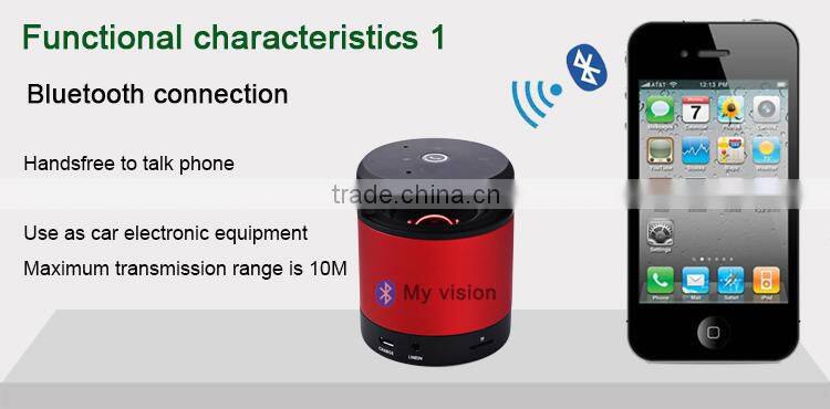 Professional Factory Supply mini bluetooth speaker with hand gesture recognition and Bluetooth CSR 4.0