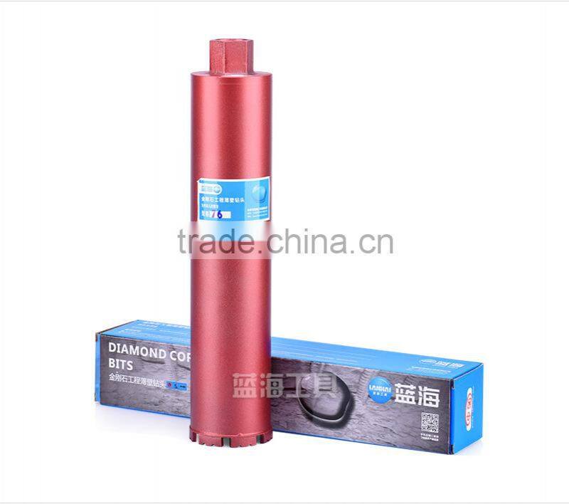 25-200mm*450MM Diamond Tip Hollow Core Drill Bit For Cutting Stone Granite Marble Reinforced Concrete