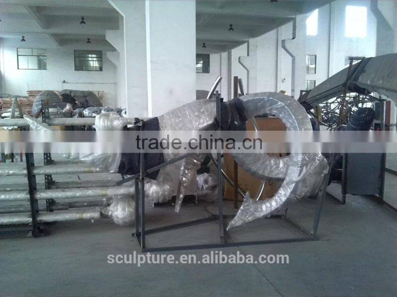 Modern Large Garden Arts Stainless steel Sculpture for Outdoor decoration