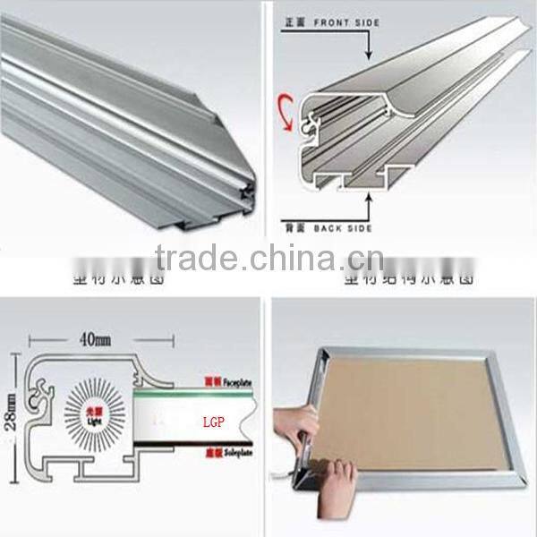 Ultra thin Aluminum frame LED light box