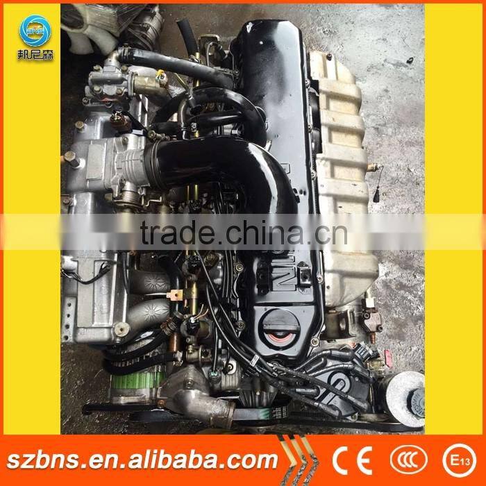 Japanese used car auto QR20 gasoline Engine and gearbox with fine operation performance