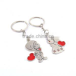 Cheap Couple Necklace Fashion Couple kiss Keychain Parts