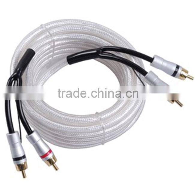 Haiyan Huxi Latest Style & Fashion 3 Pin Male To Male Jack Aux Audio Cable With 3.5mm