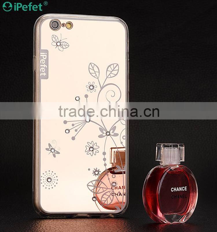Hot selling newest luxury mirror phone case cover for iPhone 6 mirror case