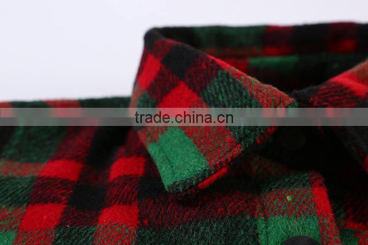 2016 Fashion New coltsfoot han edition loose classic grid female cotton coat to keep warm coat 192