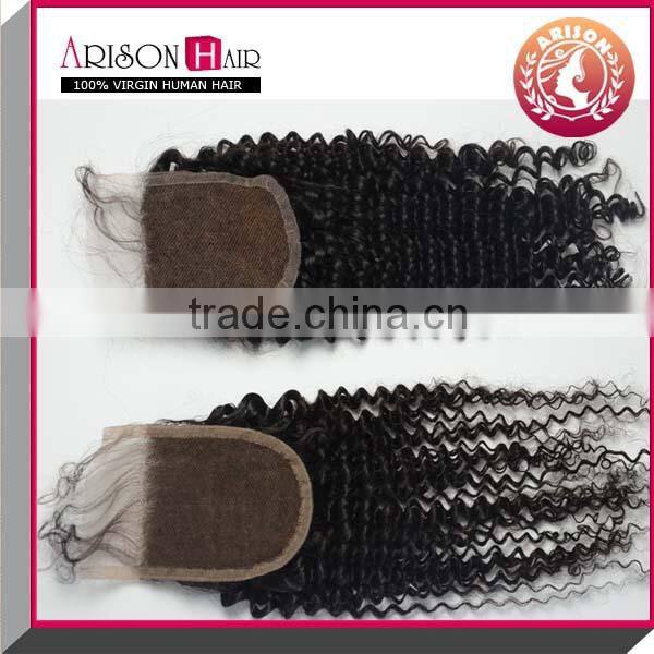 Most popular hair ! New wholesale price natural color cheap lace closure piece