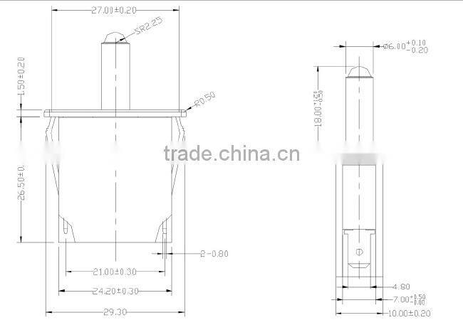 ZING EAR refrigerator door switch, cabinet open door light switch