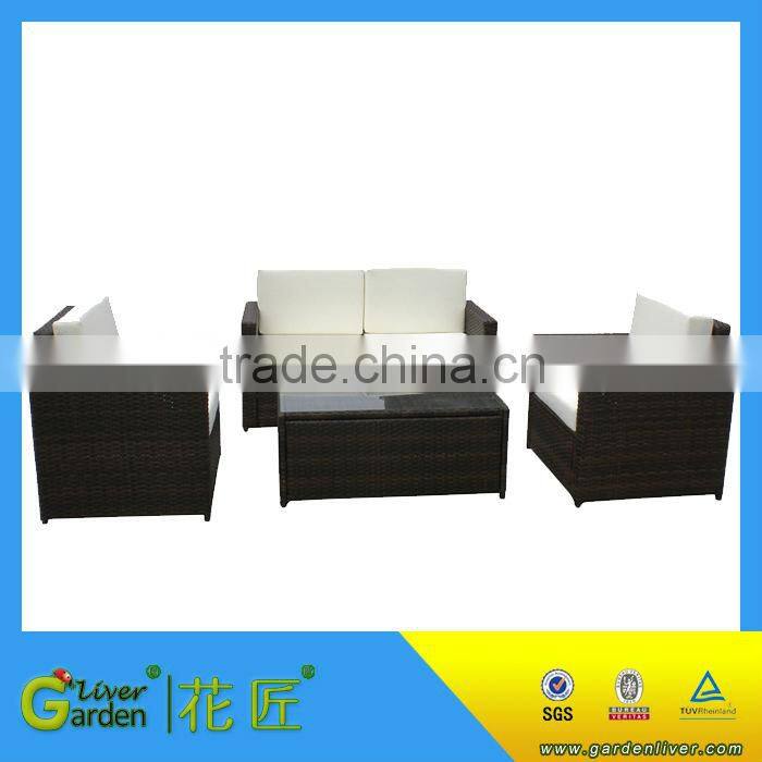 garden outdoor furniture antique rattan modern wicker sofa set