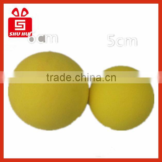 Eco eva foam baseball ball/kids playing racket EVA ball