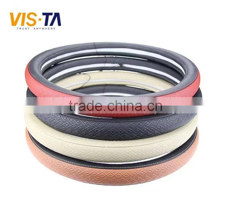 good selling and new design car steering wheel cover 2016
