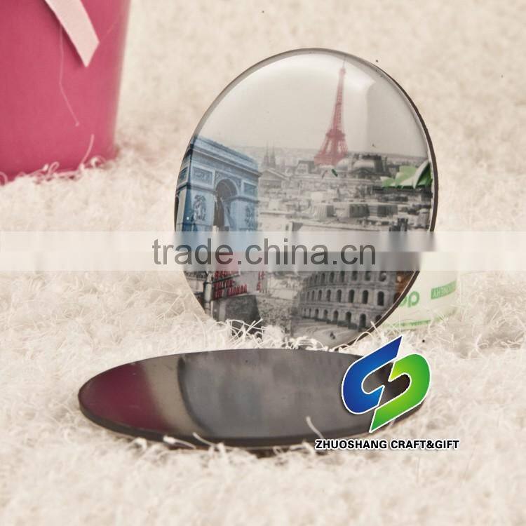 wholesale sale resin epoxy refrigerator/ Gift Fridge magnet Custom scenery fridge magnets