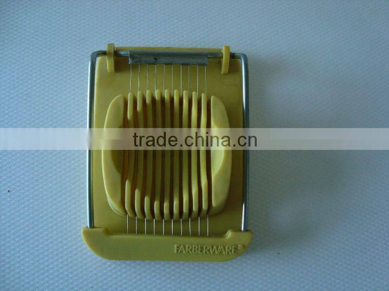 Stainless steel egg slicer