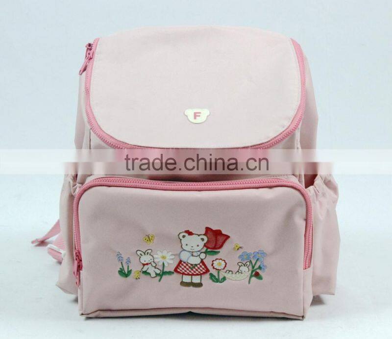 Hot Sale Pink Color Cute Design School Bag Cartoon Backpack For Child