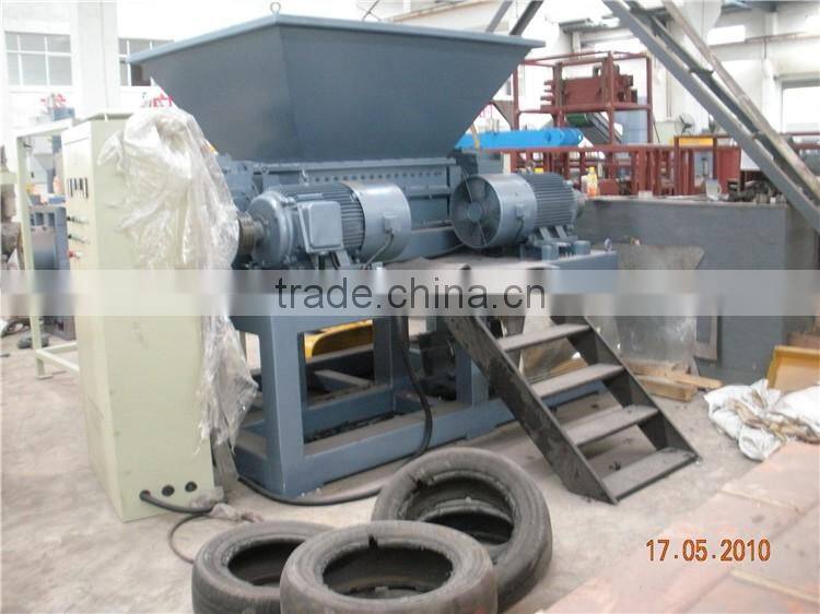 plastic shredder two shaft machine crusher