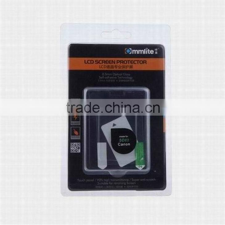 Self-adhesive Optical Glass LCD Camera Screen Protector for Canon 5D Mark II