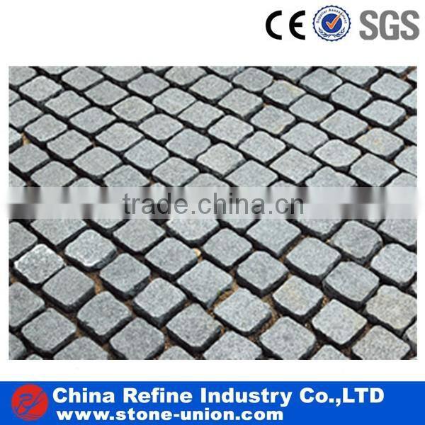 mixcolor pavers on mesh for garden and walkway