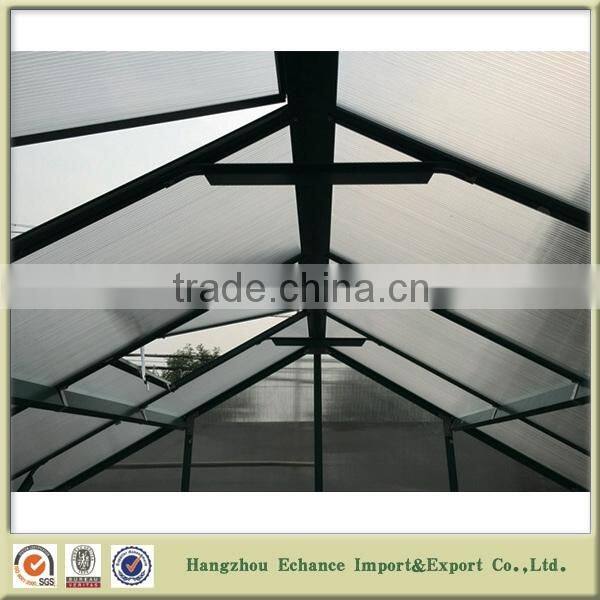 Garden Green house/garden greenhouses Aluminum frame and plastic board Hot sell in German