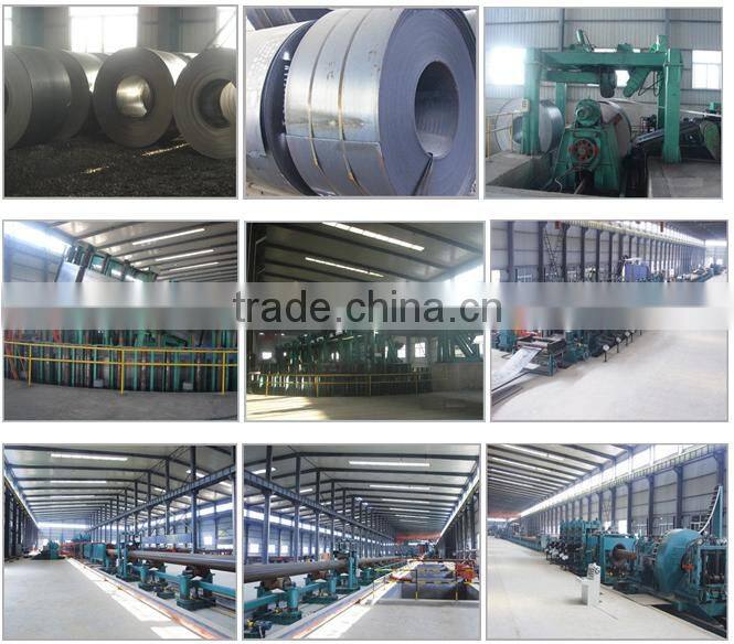 Galvanized ERW steel pipe for fluid transportation