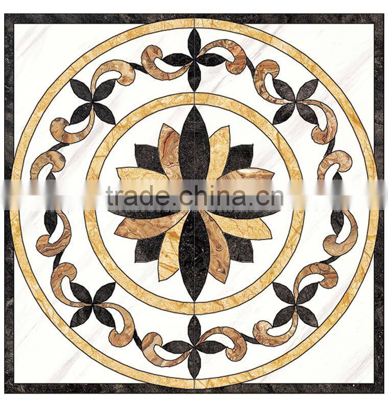 2014 New Design 600x600mm 5D Inkjet sun stone coated metal roof tile